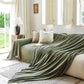 Luxury Soft Chenille Sofa Cover for Couch, Solid Color Furniture Protector Throw Cover
