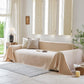 Luxury Soft Chenille Sofa Cover for Couch, Solid Color Furniture Protector Throw Cover