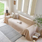 Luxury Soft Chenille Sofa Cover for Couch, Solid Color Furniture Protector Throw Cover