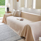 Luxury Soft Chenille Sofa Cover for Couch, Solid Color Furniture Protector Throw Cover
