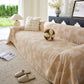Boho Furniture Cover for Sofa, Loveseat and Chair, Geometric Jacquard Woven Sofa Cover