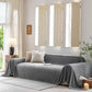 Luxury Soft Chenille Sofa Cover for Couch, Solid Color Furniture Protector Throw Cover