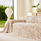 Tropical Botanical Leaf Texture Furniture Protector Blanket Soft Breathable Sofa Cover