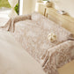 Tropical Botanical Leaf Texture Furniture Protector Blanket Soft Breathable Sofa Cover