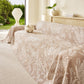 Tropical Botanical Leaf Texture Furniture Protector Blanket Soft Breathable Sofa Cover
