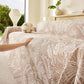 Tropical Botanical Leaf Texture Furniture Protector Blanket Soft Breathable Sofa Cover