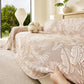 Tropical Botanical Leaf Texture Furniture Protector Blanket Soft Breathable Sofa Cover