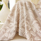 Tropical Botanical Leaf Texture Furniture Protector Blanket Soft Breathable Sofa Cover