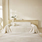 Tropical Botanical Leaf Texture Furniture Protector Blanket Soft Breathable Sofa Cover