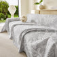 Tropical Botanical Leaf Texture Furniture Protector Blanket Soft Breathable Sofa Cover
