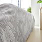 Tropical Botanical Leaf Texture Furniture Protector Blanket Soft Breathable Sofa Cover