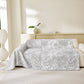 Tropical Botanical Leaf Texture Furniture Protector Blanket Soft Breathable Sofa Cover
