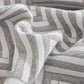 Three Layer Woven Soft Breathable Sofa Cover Blanket, Textured Chevron Couch Cover