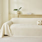Three Layer Woven Soft Breathable Sofa Cover Blanket, Textured Chevron Couch Cover