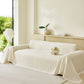 Three Layer Woven Soft Breathable Sofa Cover Blanket, Textured Chevron Couch Cover