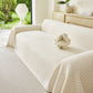 Three Layer Woven Soft Breathable Sofa Cover Blanket, Textured Chevron Couch Cover
