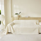 Three Layer Woven Soft Breathable Sofa Cover Blanket, Textured Chevron Couch Cover
