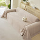 Three Layer Woven Soft Breathable Sofa Cover Blanket, Textured Chevron Couch Cover