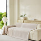 Three Layer Woven Soft Breathable Sofa Cover Blanket, Textured Chevron Couch Cover