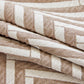Three Layer Woven Soft Breathable Sofa Cover Blanket, Textured Chevron Couch Cover