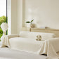 Soft Breathable Sofa Cover Blanket,Botanical Embossed Furniture Protector Throw Cover
