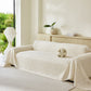 Soft Breathable Sofa Cover Blanket,Botanical Embossed Furniture Protector Throw Cover