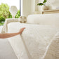 Soft Breathable Sofa Cover Blanket,Botanical Embossed Furniture Protector Throw Cover