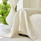 Soft Breathable Sofa Cover Blanket,Botanical Embossed Furniture Protector Throw Cover