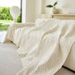 Soft Breathable Sofa Cover Blanket,Botanical Embossed Furniture Protector Throw Cover