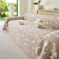 Soft Breathable Sofa Cover Blanket,Botanical Embossed Furniture Protector Throw Cover