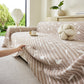 Soft Breathable Sofa Cover Blanket,Botanical Embossed Furniture Protector Throw Cover