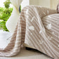 Soft Breathable Sofa Cover Blanket,Botanical Embossed Furniture Protector Throw Cover