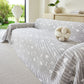 Soft Breathable Sofa Cover Blanket,Botanical Embossed Furniture Protector Throw Cover