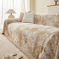 Soft Chenille Sofa Cover, Textured Abstract Couch Protector Cover with Vintage Pattern