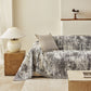 Soft Chenille Sofa Cover, Textured Abstract Couch Protector Cover with Vintage Pattern