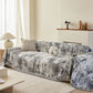 Soft Chenille Sofa Cover, Textured Abstract Couch Protector Cover with Vintage Pattern