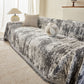 Soft Chenille Sofa Cover, Textured Abstract Couch Protector Cover with Vintage Pattern