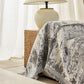 Soft Chenille Sofa Cover, Textured Abstract Couch Protector Cover with Vintage Pattern