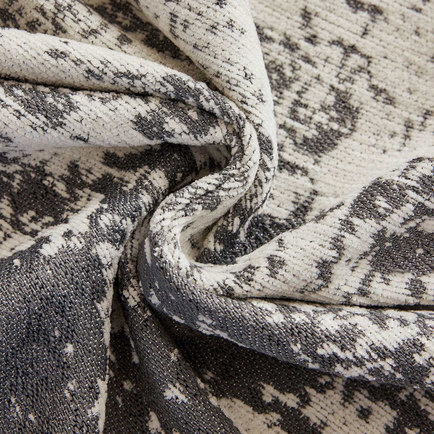 Soft Chenille Sofa Cover, Textured Abstract Couch Protector Cover with Vintage Pattern
