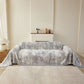 Soft Chenille Sofa Cover, Textured Abstract Couch Protector Cover with Vintage Pattern