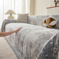 Soft Chenille Sofa Cover, Textured Abstract Couch Protector Cover with Vintage Pattern