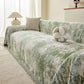 Soft Chenille Sofa Cover, Textured Abstract Couch Protector Cover with Vintage Pattern
