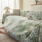 Soft Chenille Sofa Cover, Textured Abstract Couch Protector Cover with Vintage Pattern