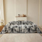 Soft Chenille Sofa Cover, Textured Abstract Couch Protector Cover with Vintage Pattern