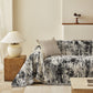 Soft Chenille Sofa Cover, Textured Abstract Couch Protector Cover with Vintage Pattern