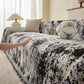 Soft Chenille Sofa Cover, Textured Abstract Couch Protector Cover with Vintage Pattern