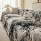 Soft Chenille Sofa Cover, Textured Abstract Couch Protector Cover with Vintage Pattern