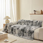 Soft Chenille Sofa Cover, Textured Abstract Couch Protector Cover with Vintage Pattern