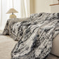 Soft Chenille Sofa Cover, Textured Abstract Couch Protector Cover with Vintage Pattern