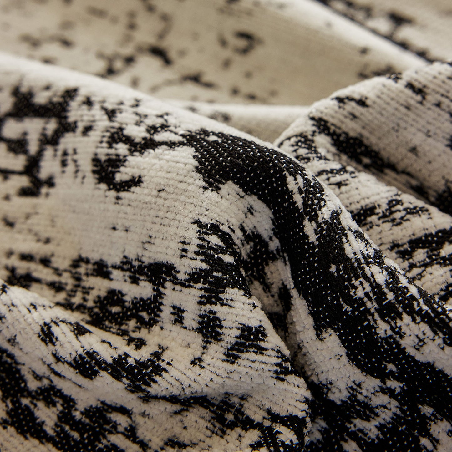 Soft Chenille Sofa Cover, Textured Abstract Couch Protector Cover with Vintage Pattern